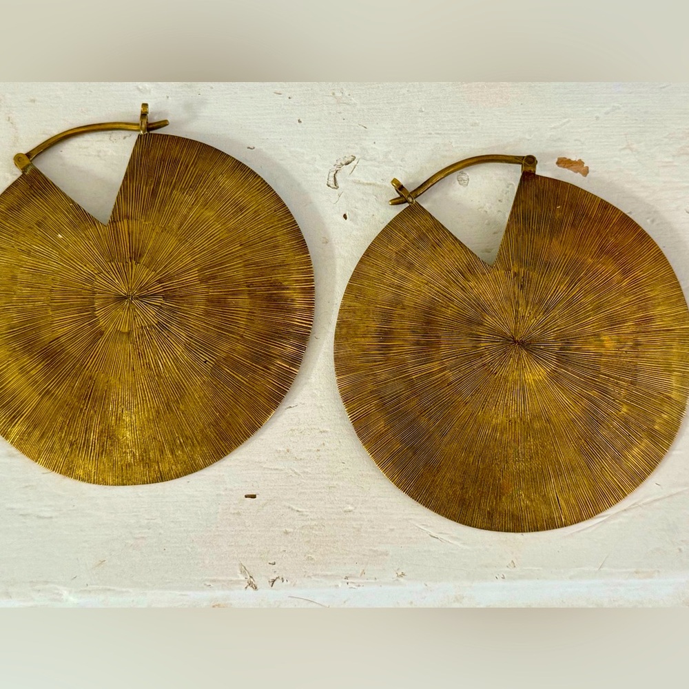 Maya Jewelry Large Weighted Earrings